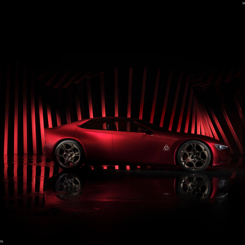 2026 Alfa Romeo Cuorerosso Concept Side View